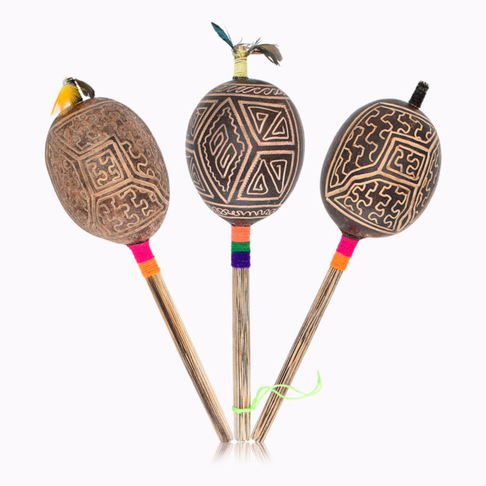 Shipibo Rattle - Shaman Shaker - large - Image 2