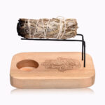 Hamsa Smudging Heater – Teak Wood Burner - Image 2