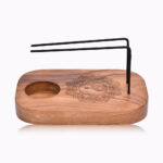 Yin & Yang Smudging Heater – Teak Wood Burner