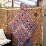 Rose Moon – Hooded Festival Poncho - Image 2