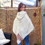 Ivory Nomad – Hooded Festival Poncho - Image 2