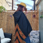 Midnight Nomad – Hooded Festival Poncho - Image 2