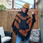 Midnight Nomad – Hooded Festival Poncho