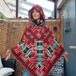 Desert Flame – Hooded Festival Poncho