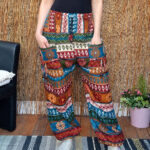 Orange & Blue – Boho Pocket Trousers