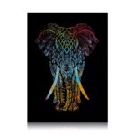Elephant Spirit – Black Wall Hanging