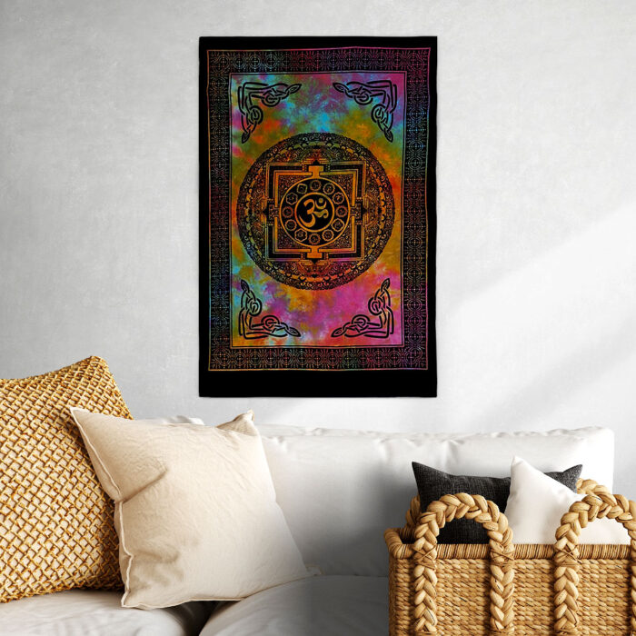 Om Mandala – Colourful Wall Hanging - Image 2