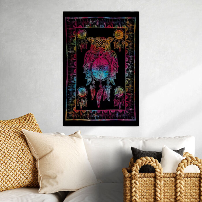 Owl Dreamcatcher – Wall Hanging - Image 2