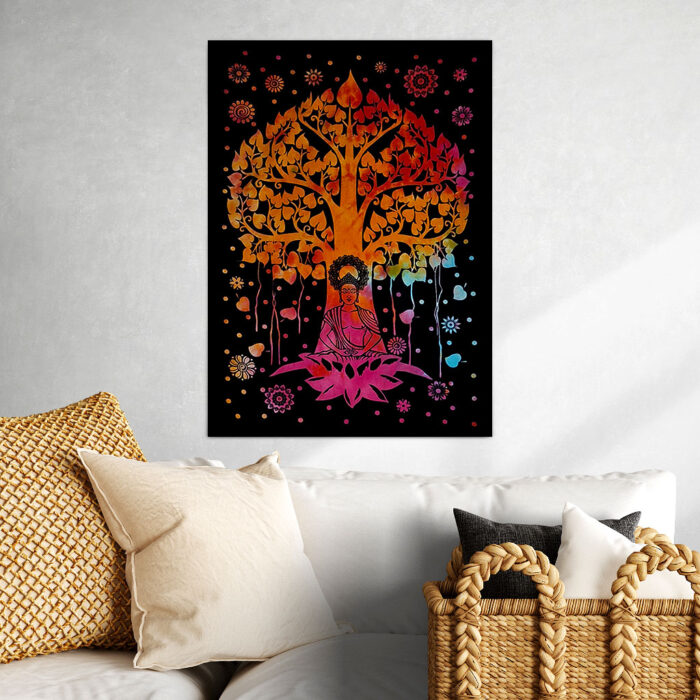 Buddha Tree – Spiritual Wall Hanging - Image 2