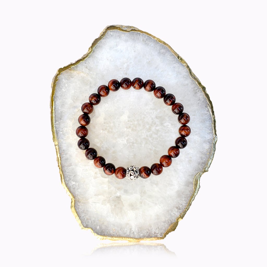 Bull’s Eye Silver Accent Bracelet Bull's Eye gemstone bracelet with silver-coloured accents
